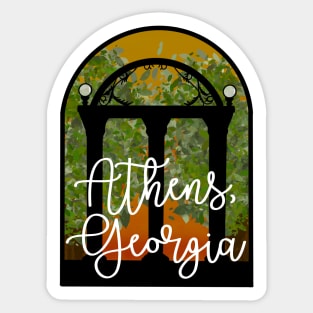 Athens, Georgia Arch Sticker